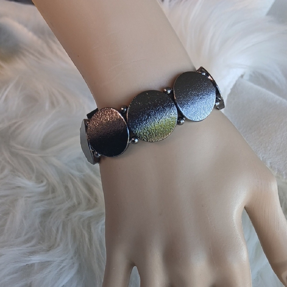 Paparazzi Metallic Black Bracelet